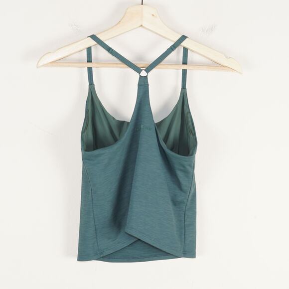 Outdoor Voices Techsweat Move Free Racer Back Tank Green Top Womens Sz M - Picture 2 of 7